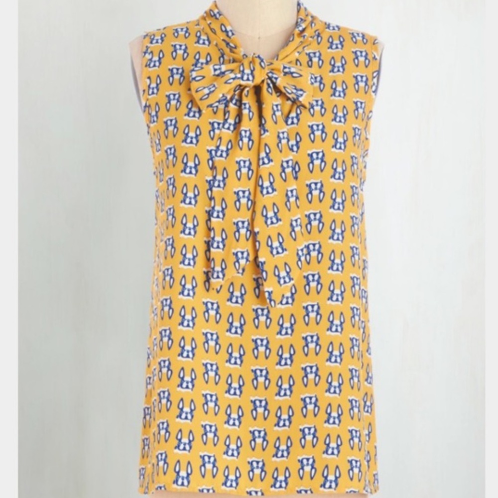 French bulldog Secretary Top 02